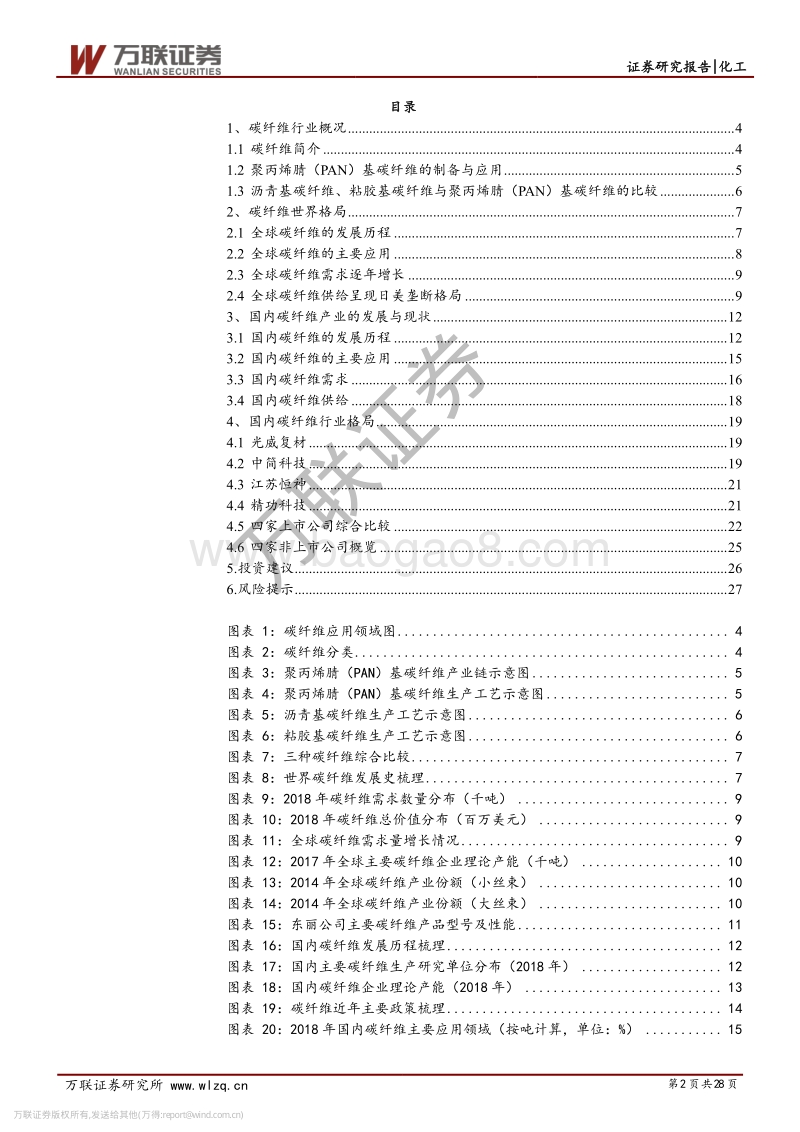 碳纤维行业投资策略报告之一：下游应用领域广阔，国内增长空间巨大.pdf_第2页