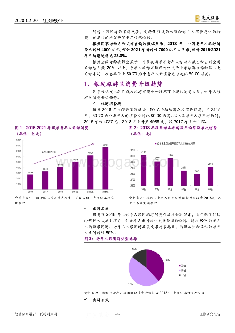 银发旅游渐起，老龄化推动需求增长.pdf_第2页