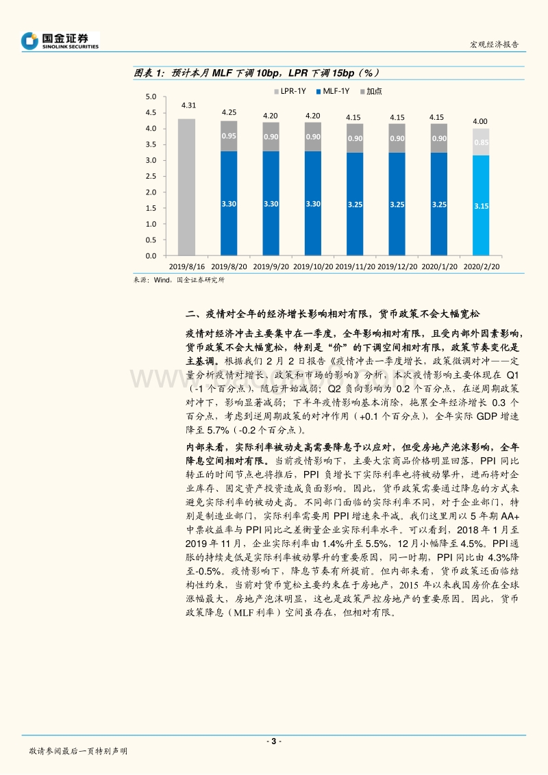 2020疫情系列报告之三：疫情冲击下货币政策能多松？如何松？.pdf_第3页