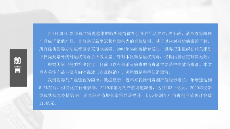 2020年中国消毒剂行业市场前景研究报告.pdf_第2页