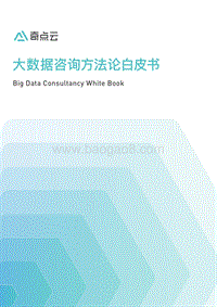 大数据咨询方法论白皮书.pdf