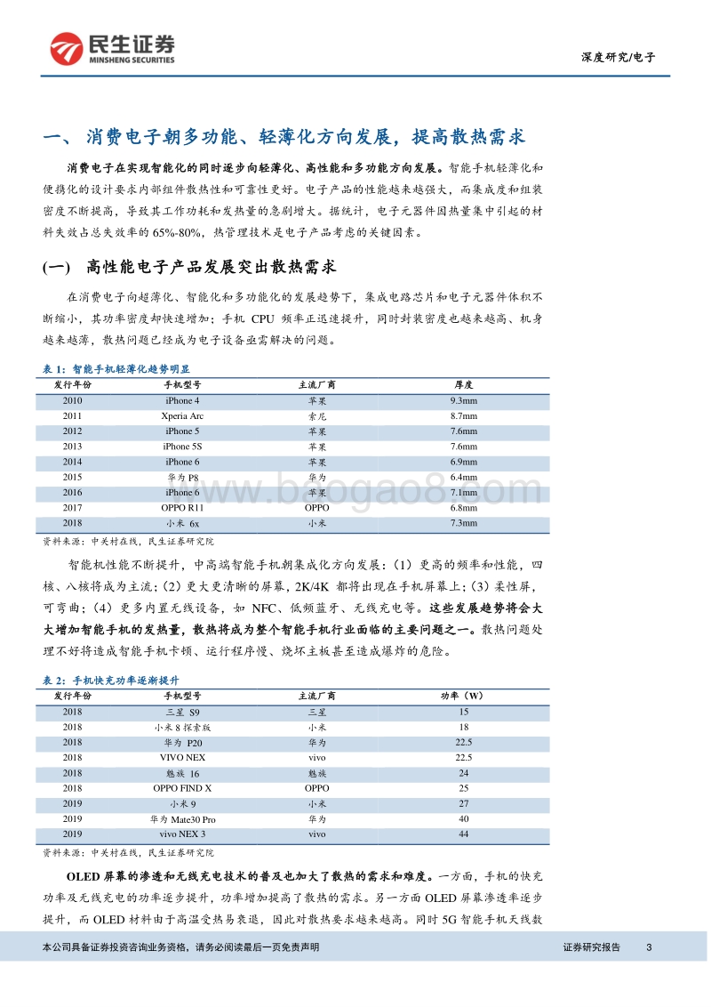 电子深度报告：5G散热需求倍增，行业增长剑已在弦.pdf_第3页
