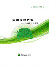 中国能源转型：交通低排放之路.pdf