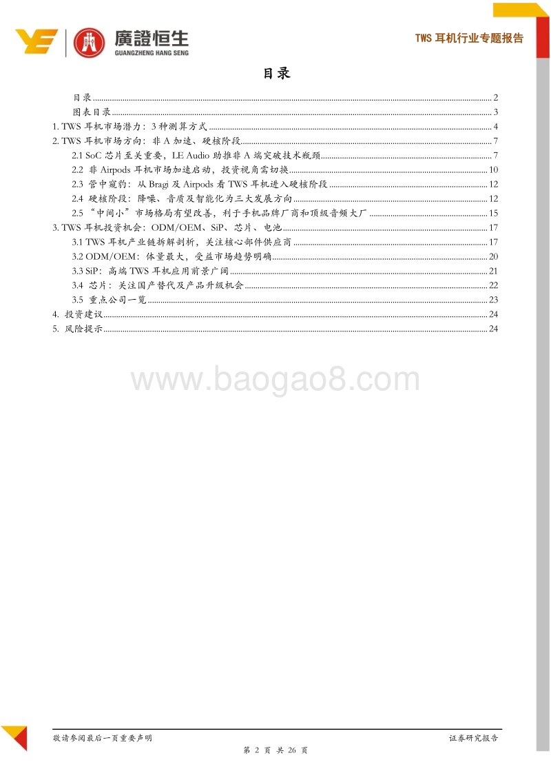 TWS耳机行业专题报告：2方向3测算4领域，千亿朝阳行业下的价值研判.pdf_第2页