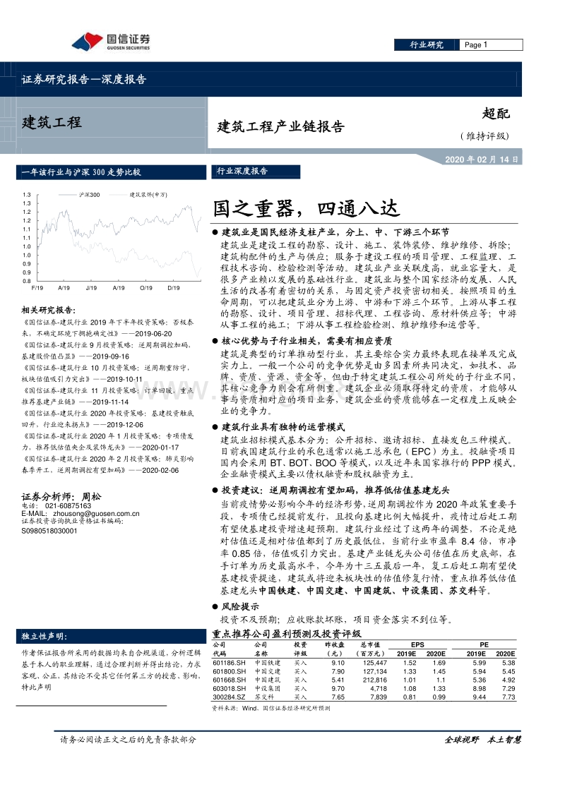 建筑工程产业链报告：国之重器，四通八达.pdf_第1页