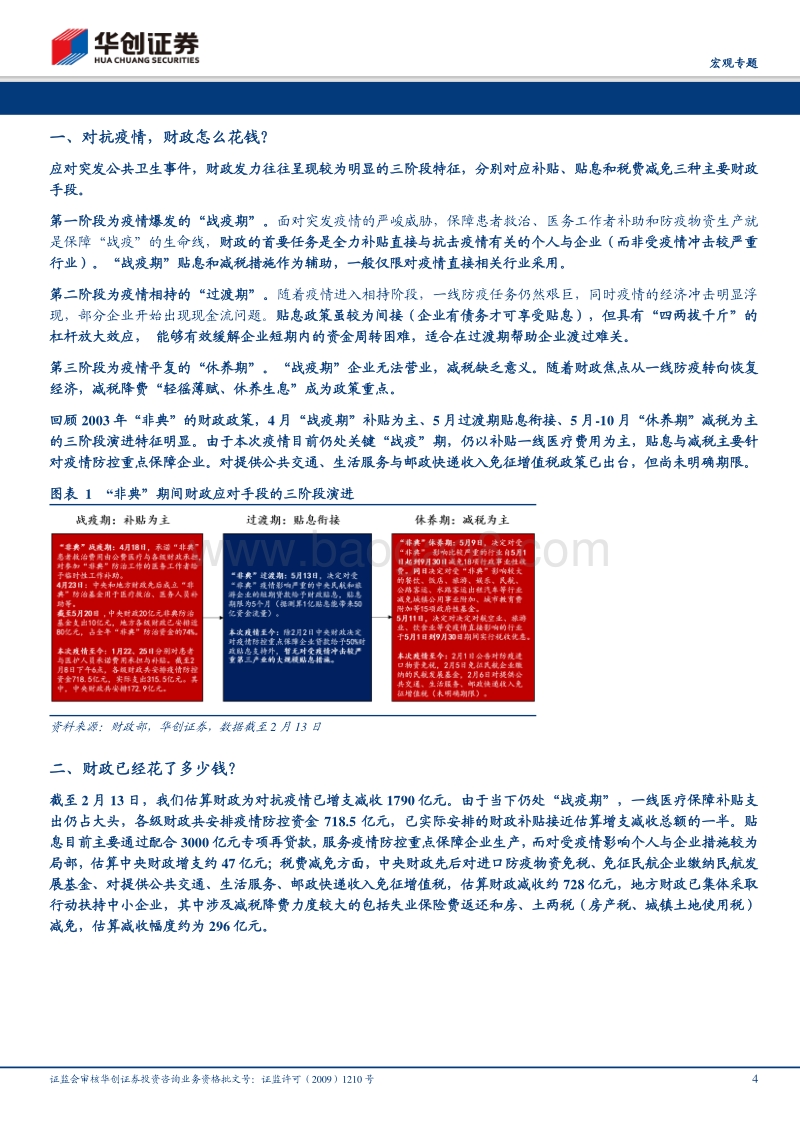 基于财政视角&战疫系列八：对抗疫情要花多少钱.pdf_第4页