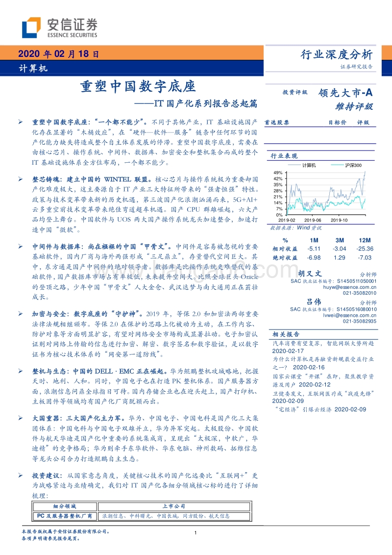 IT国产化系列报告总起篇：重塑中国数字底座.pdf_第1页