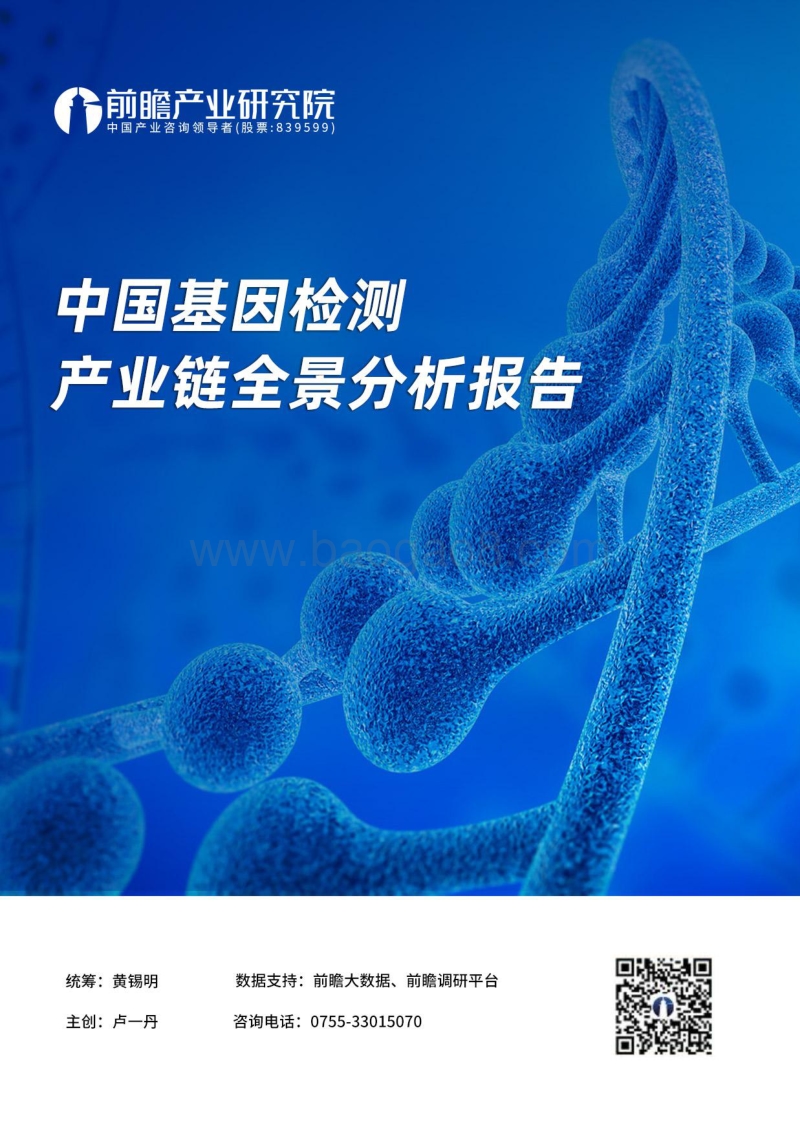 中国基因检测产业链全景分析报告.pdf_第1页