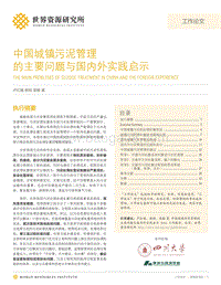 中国城镇污泥管理的主要问题与国内外实践启示.pdf
