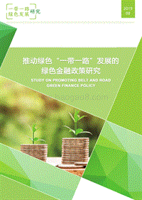 推动绿色“一带一路”发展的绿色金融政策研究.pdf