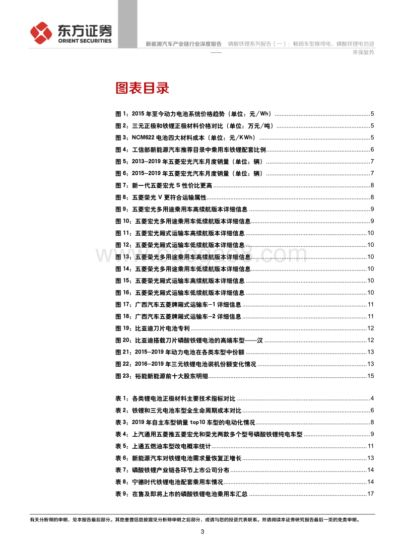 磷酸铁锂系列报告（一）：畅销车型推纯电，磷酸铁锂电池迎来强复苏.pdf_第3页