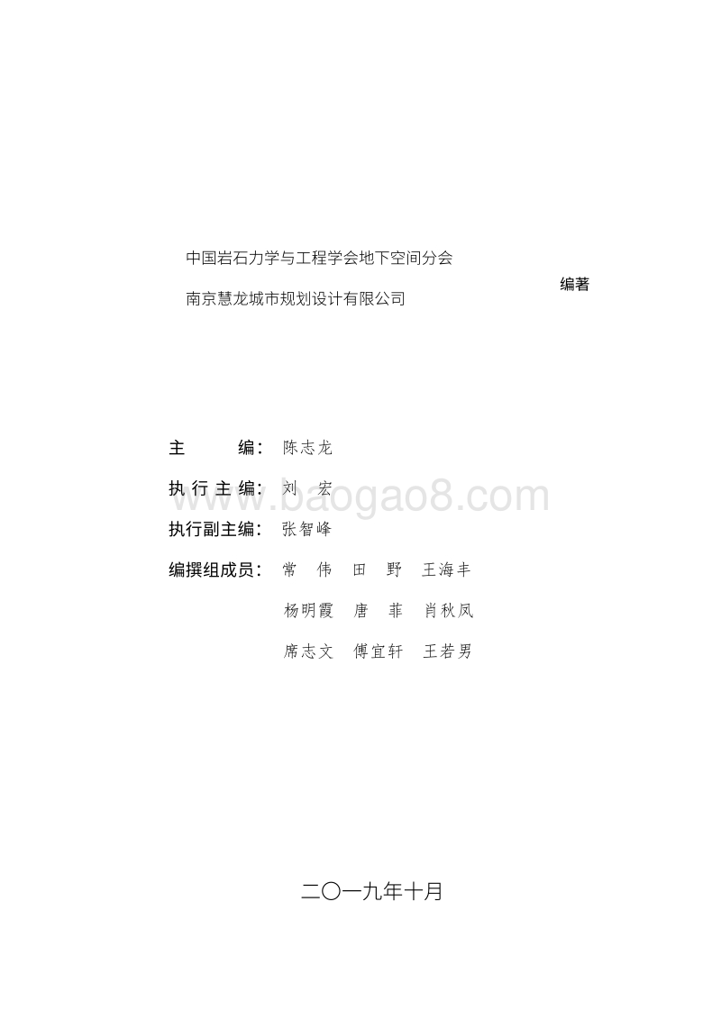 2019中国城市地下空间发展蓝皮书.pdf_第2页