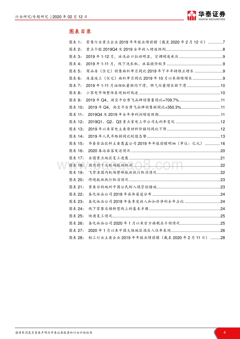 大消费2019年报前瞻及疫情复苏指标分析：基础消费稳健，疫情加速教育新模式.pdf_第4页
