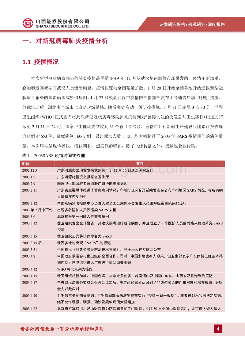 新冠病毒肺炎对经济影响分析：上半年影响较大，全年经济影响可控.pdf_第4页