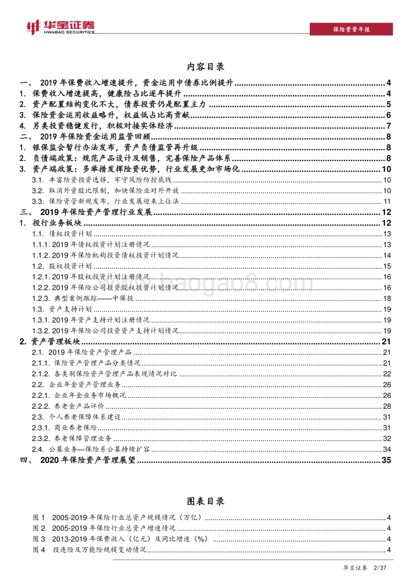 2019年保险资产管理年度报告：保险服务实体质效提升，保险资管市场化前景可期.pdf_第2页