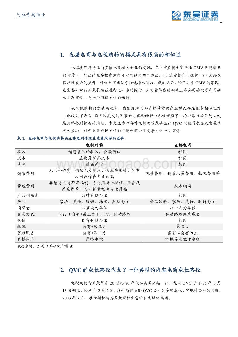 MCN行业系列研究（4）：从电视购物发展经验，看直播电商企业未来竞争力的两个方向.pdf_第4页