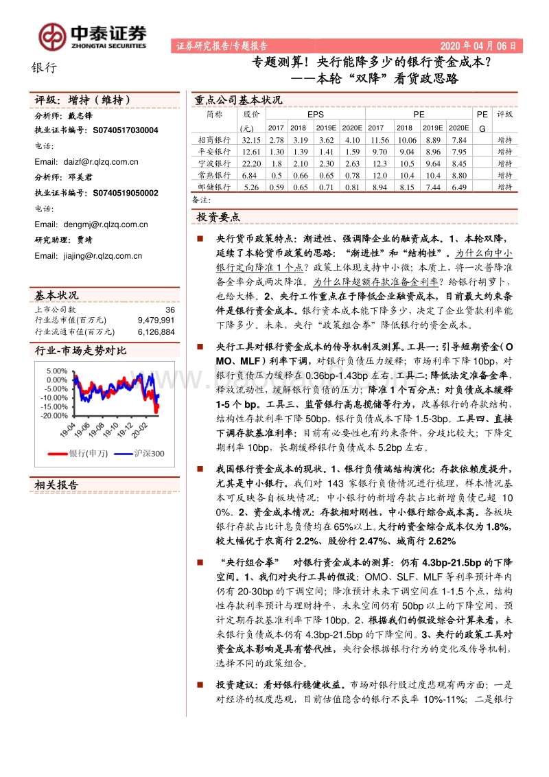 本轮“双降”看货政思路：专题测算！央行能降多少的银行资金成本？.pdf_第1页