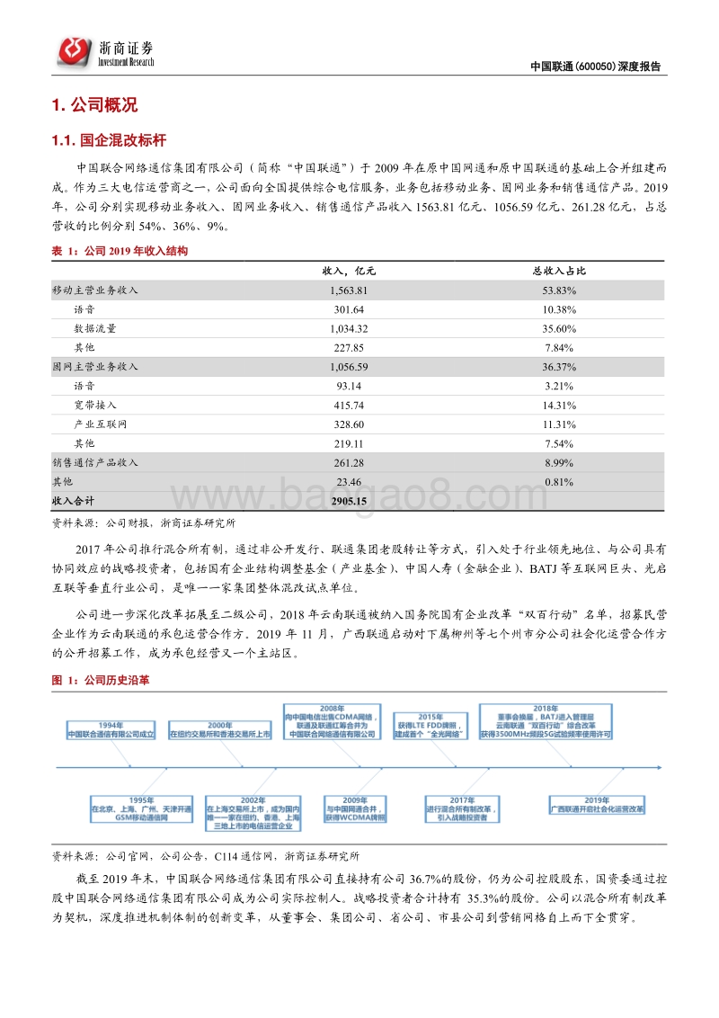中国联通深度报告：共建共享叠加内生变革迎接5G质变.pdf_第4页