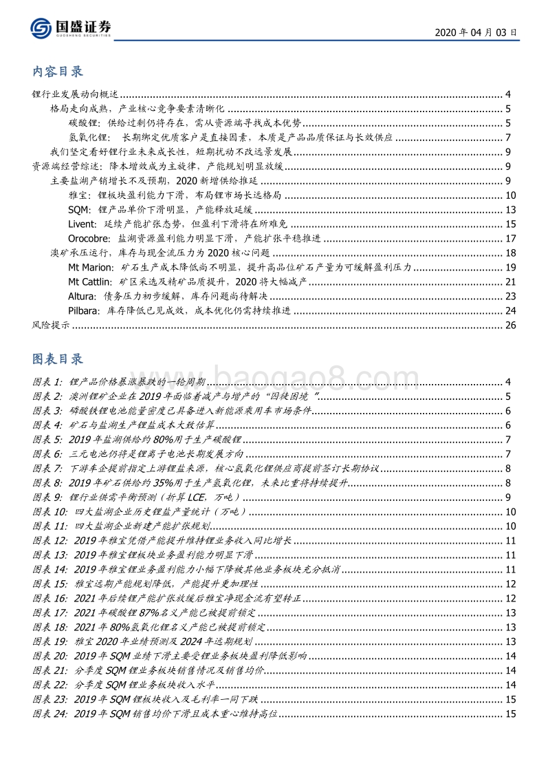 锂行业分析：行业发展趋势及供给端经营情况概述.pdf_第2页