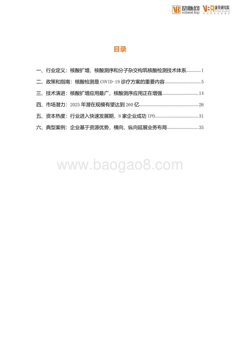 核酸检测行业创新报告：FOCUS100医疗产业创新领域系列报告.pdf_第4页