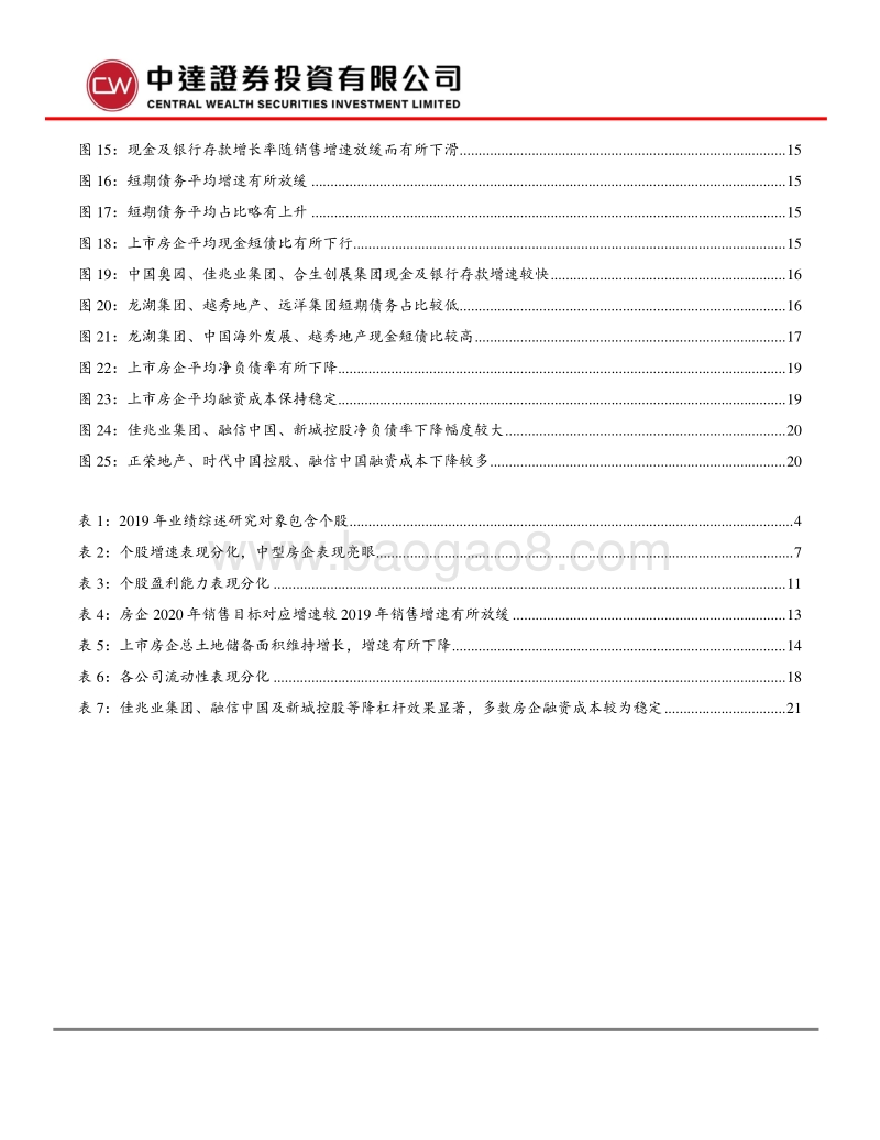 房地产行业2019年报综述：整体业绩稳健增长，房企财务分化显著.pdf_第3页