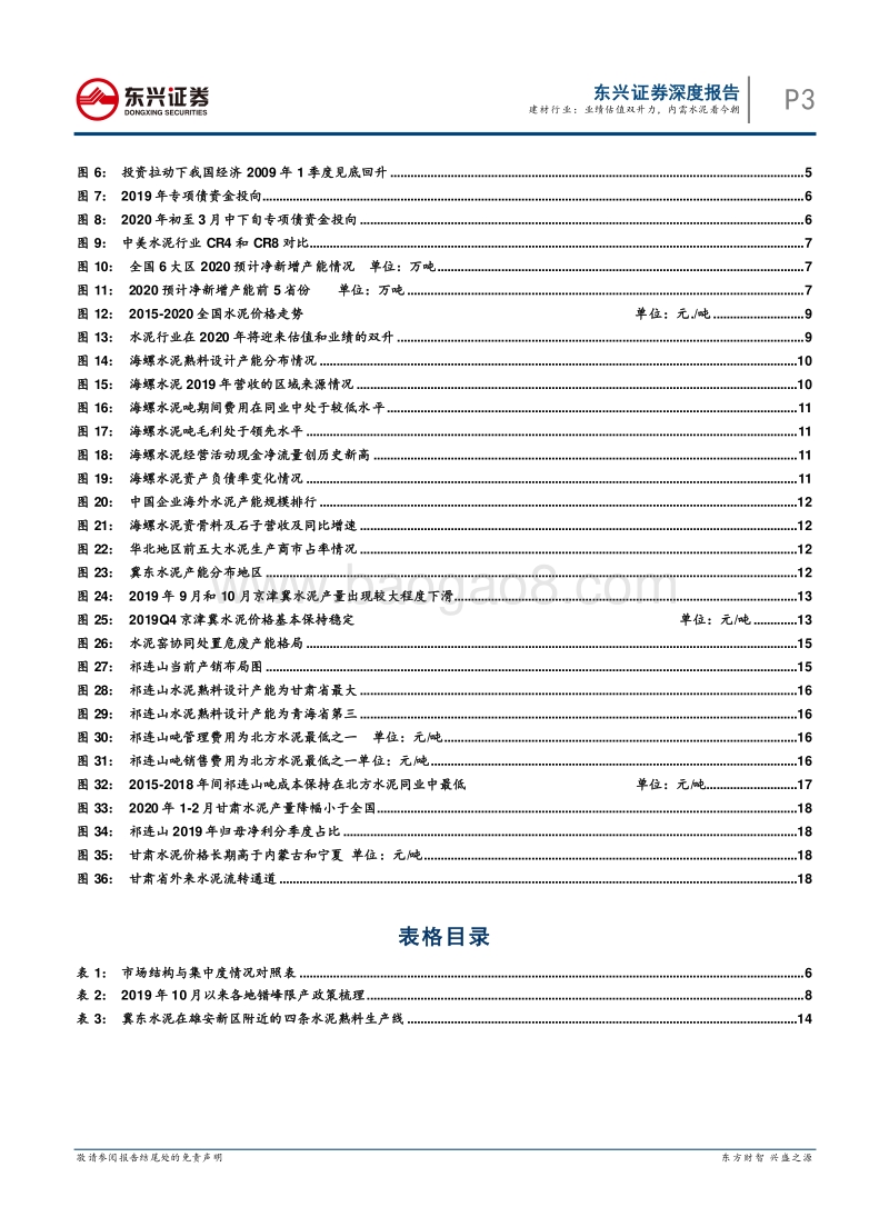 后疫情时代的中国制造崛起系列报告之二：建材行业：业绩估值双升力，内需水泥看今朝.pdf_第3页
