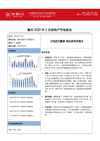 惠州2019年2月房地产市场报告.pdf