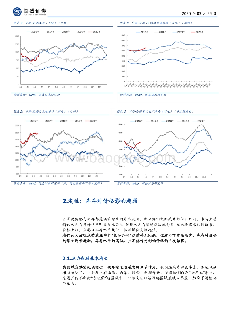 煤炭开采行业专题研究：盯着库存判断煤价还可靠么？.pdf_第4页