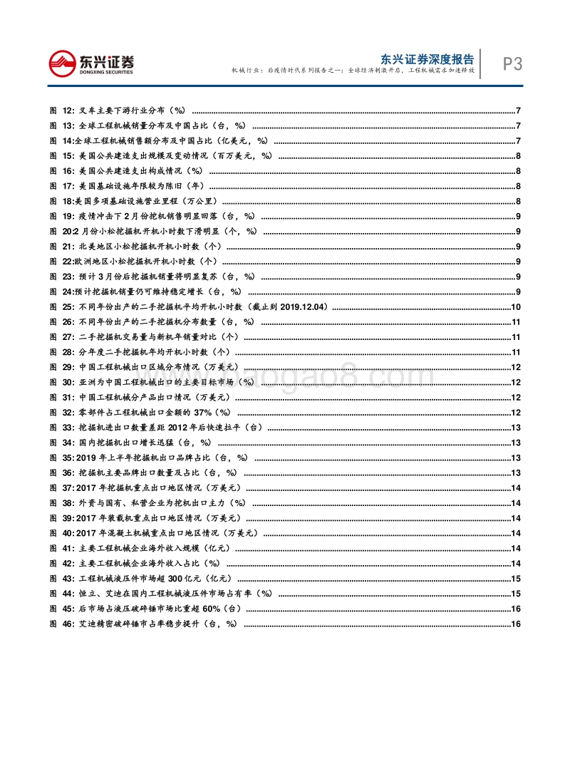 后疫情时代系列报告之一：全球经济刺激开启，工程机械需求加速释放.pdf_第3页