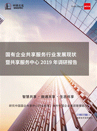 国有企业共享服务行业发展现状暨共享服务中心2019年调研报告.pdf