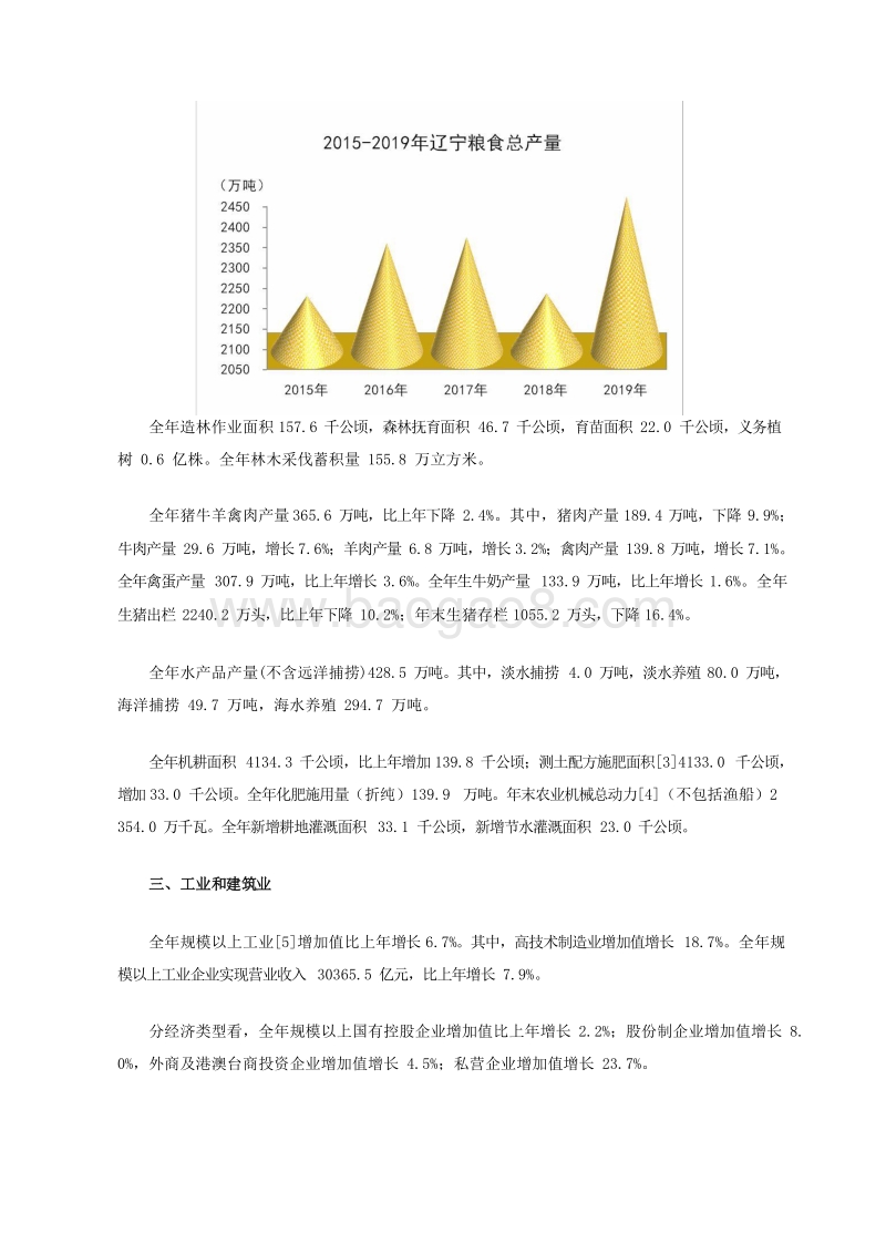 2019-2020年辽宁省国民经济和社会发展统计公报.docx_第3页
