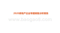 2020房地产企业专题销售分析报告.pptx