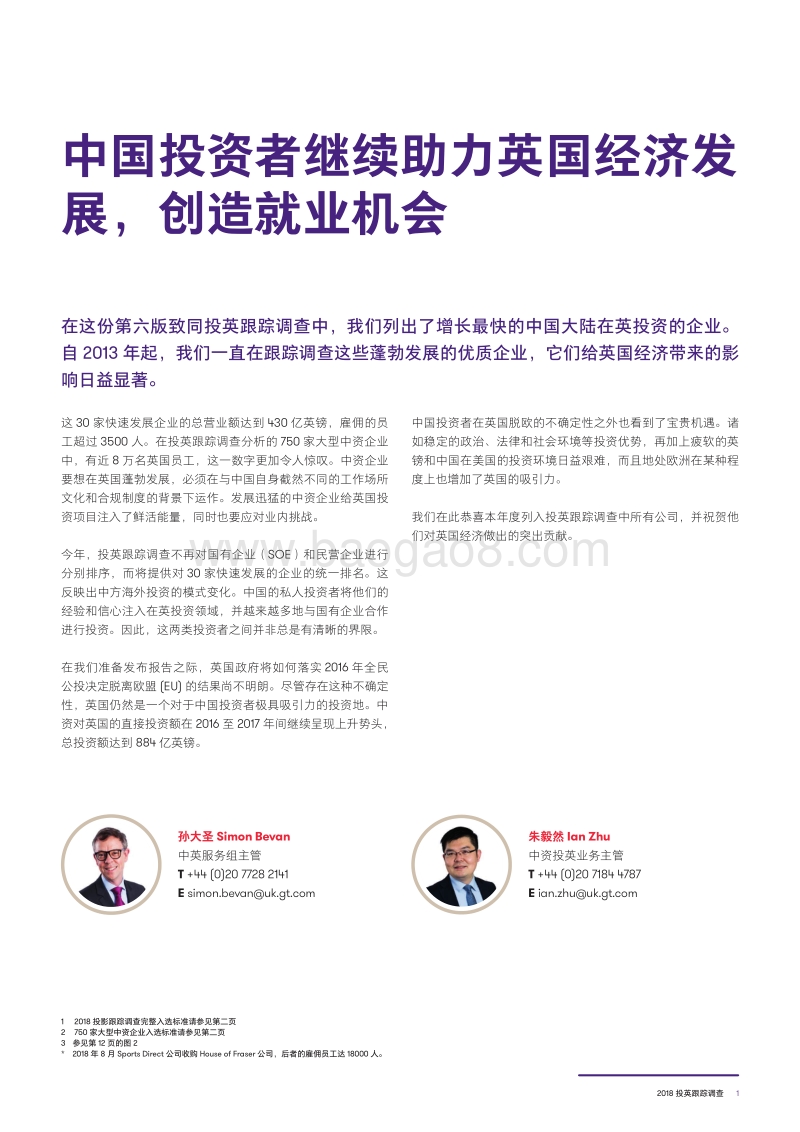 2018投英跟踪调查：中国在英投资最新趋势.pdf_第3页