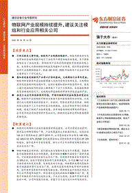 通信设备行业专题研究：物联网产业规模持续提升，建议关注模组和行业应用相关公司.pdf
