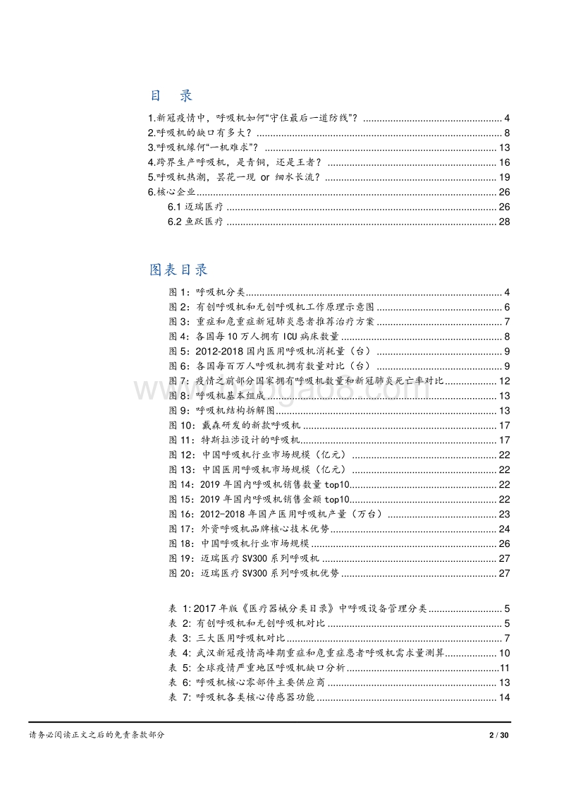 呼吸机专题报告：呼吸机：生命防线，呼吸守候.pdf_第2页