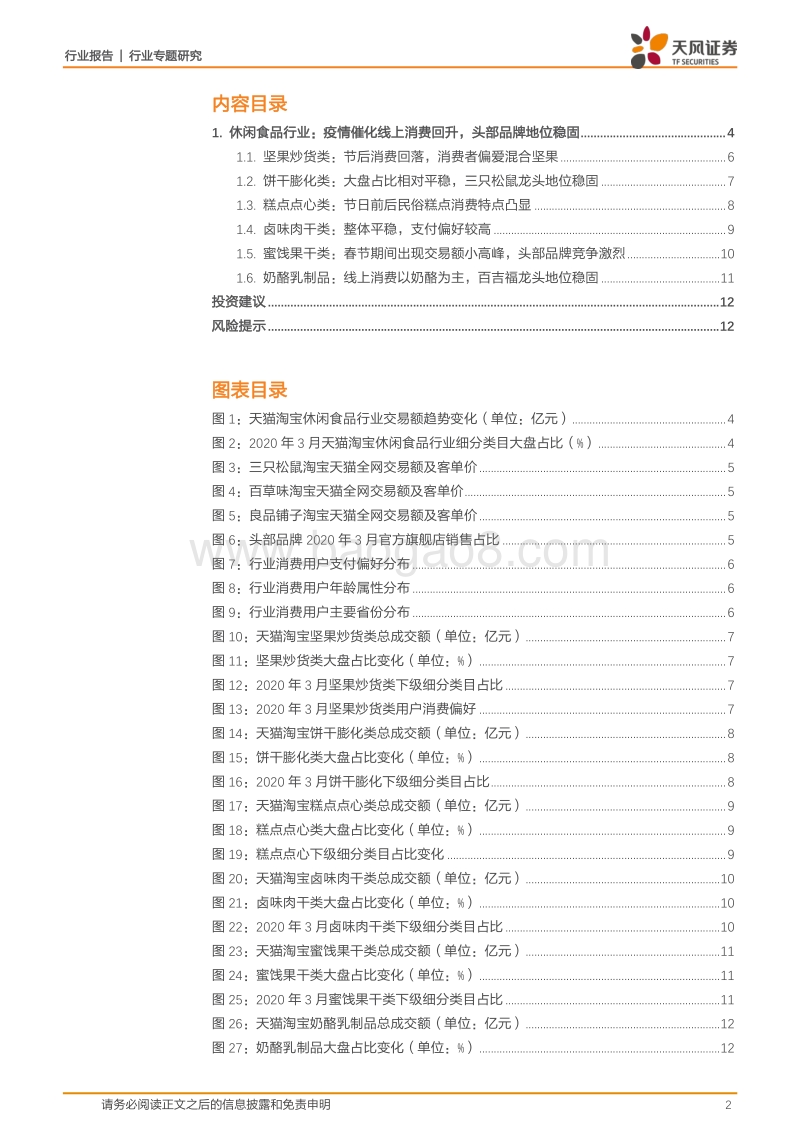 休闲食品行业：疫情后线上消费快速增长，头部品牌地位稳固.pdf_第2页