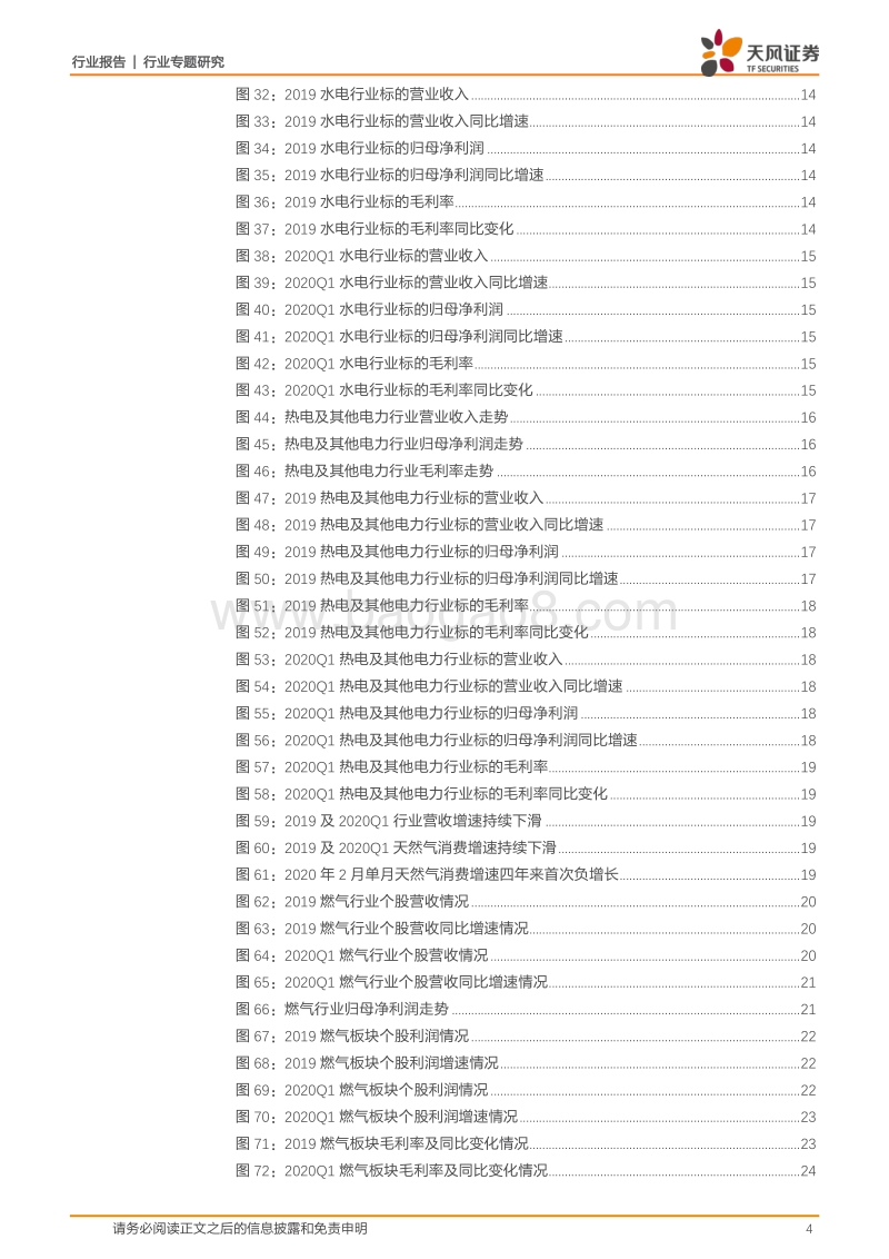 公用事业2019年报及2020一季报总结：疫情拖累业绩，环卫逆势上扬.pdf_第4页