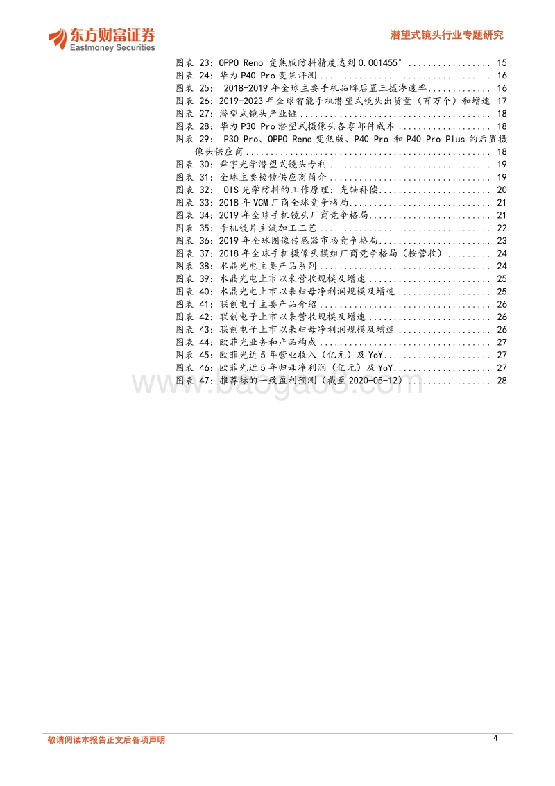 潜望式镜头行业专题研究：潜望式镜头，带你看更远的风景.pdf_第4页