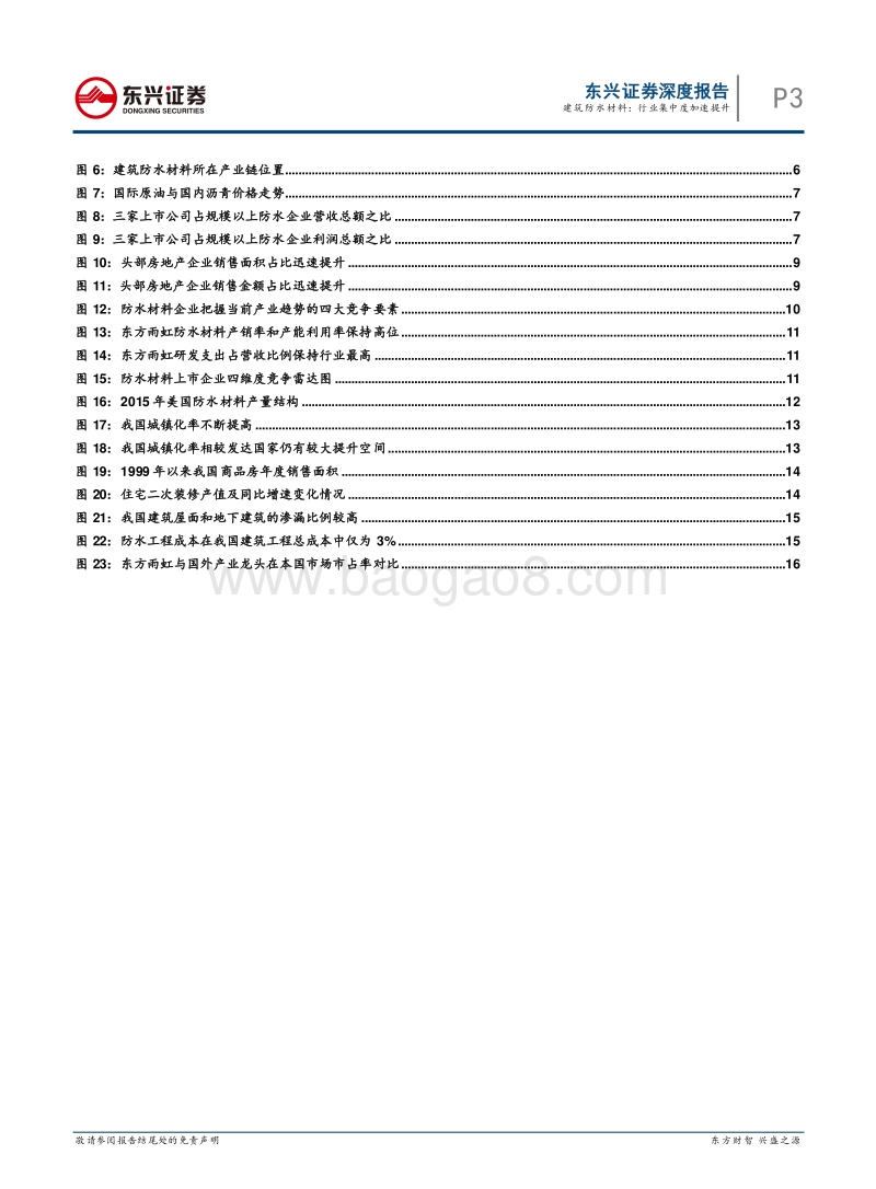 建筑防水材料产业报告：行业集中度加速提升.pdf_第3页