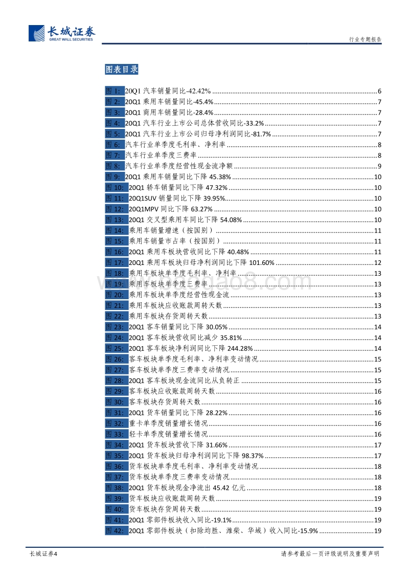 汽车行业2020年一季报总结.pdf_第4页