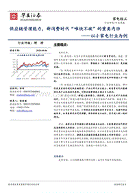 以小家电行业为例：供应链管理能力，新消费时代“唯快不破”的重要内功.pdf