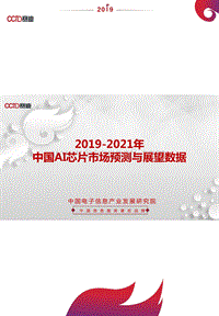 2019-2021年中国AI芯片市场预测与展望数据.pdf