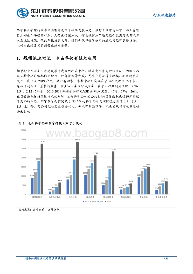 物业管理行业专题报告（4）：以报表为鉴，觅行业龙头.pdf_第4页