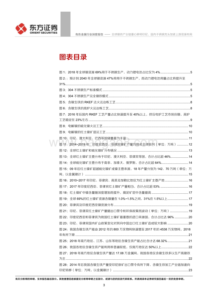镍资源卡位战专题一：不锈钢用镍铁：全球镍铁产业链重心移师印尼，国内不锈钢龙头加紧上游资源布局.pdf_第3页