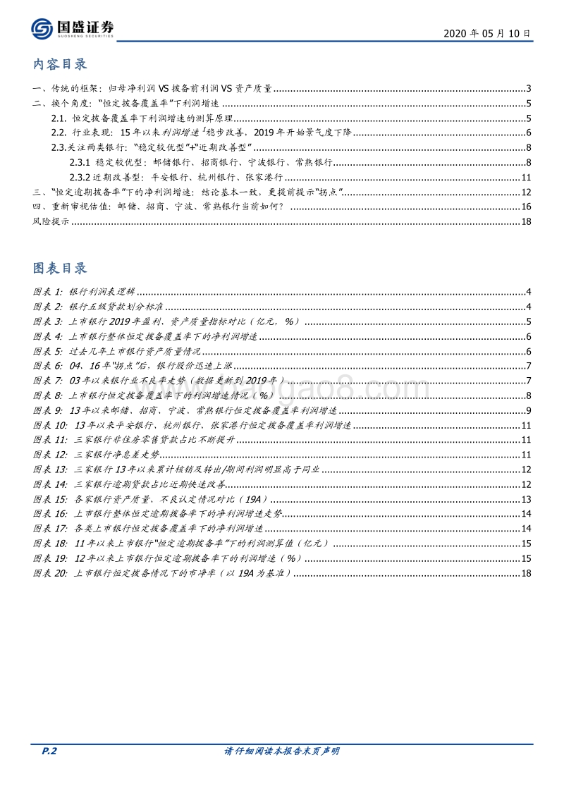 银行行业专题研究：还原报备，银行的盈利质量如何？---换个角度看银行的业绩和估值.pdf_第2页