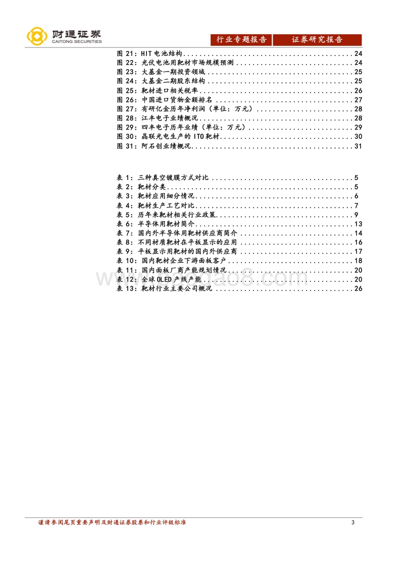 靶材行业研究系列之一：辅芯助屏，溅射全球.pdf_第3页