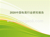 2020中国电竞行业研究报告.pptx