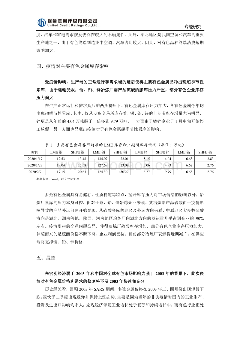 新冠肺炎疫情对有色金属行业的影响研究.pdf_第4页