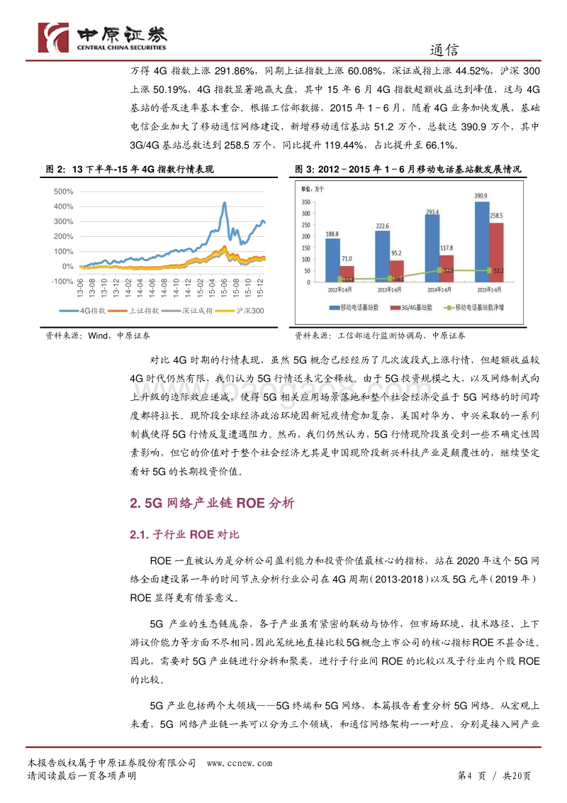 通信行业专题研究：从ROE视角看5G网络产业链.pdf_第4页