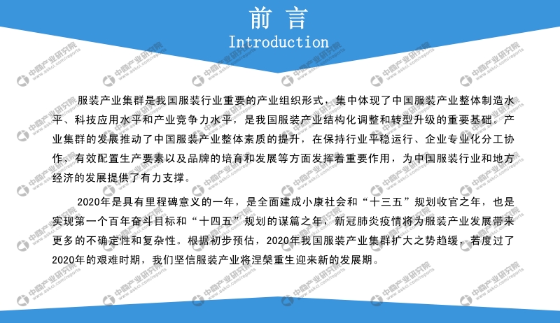 2020年中国服装产业集群市场前景及投资研究报告.pdf_第2页